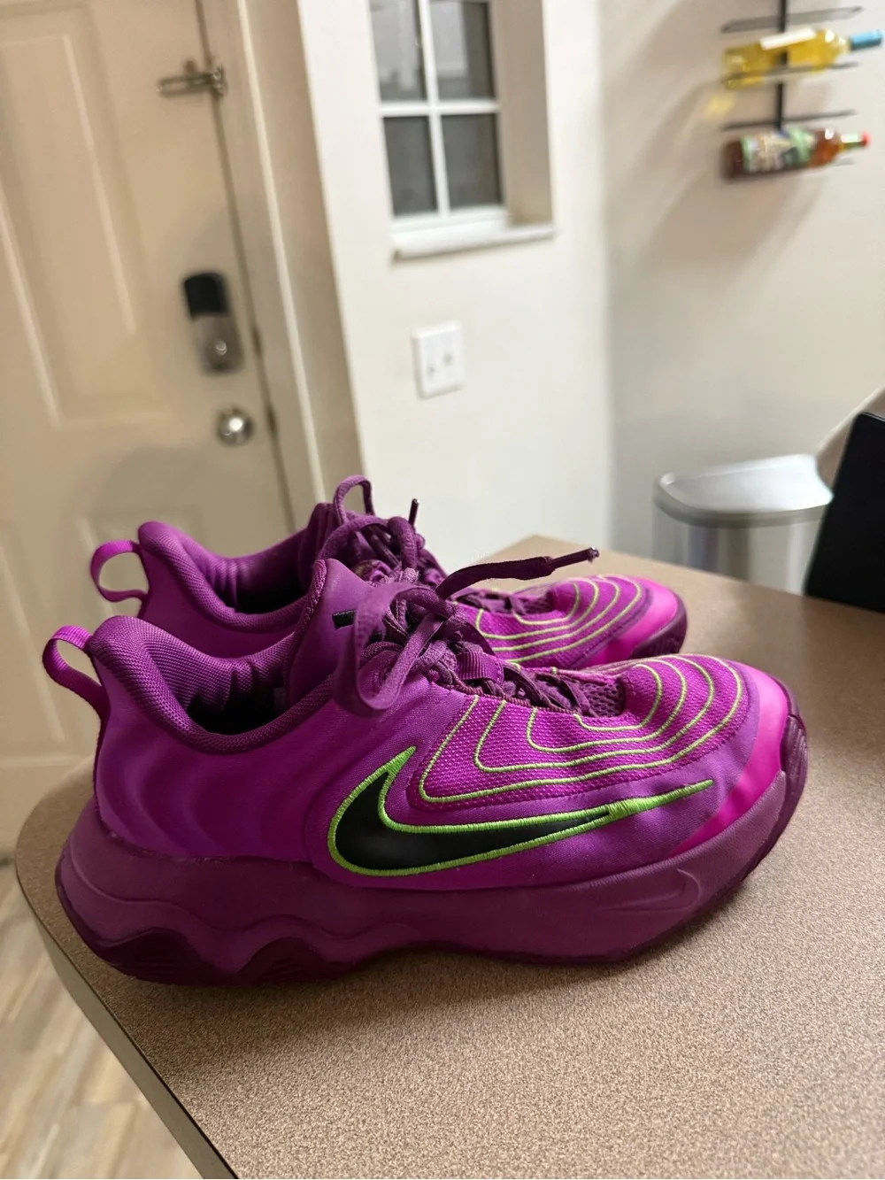 Nike Youth Giannis Immortality 4 Hyper Violet Basketball Shoes 3.5Y